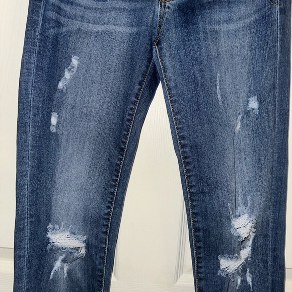 Judy Blue women’s relaxed fit distressed denim jeans 5 27 contemporary - Picture 6 of 9